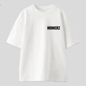 HONKERZ plain white t shirt